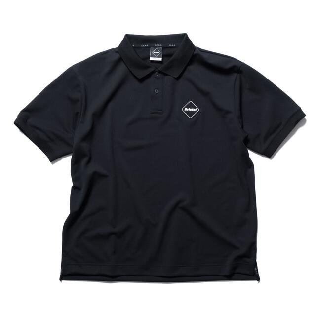 XL 新品 送料無料 FCRB 22SS EMBLEM POLO BLACKメンズ