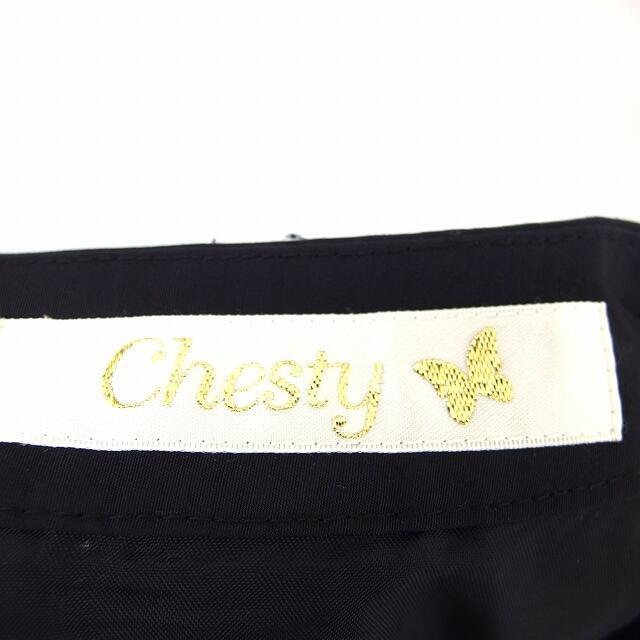 Chesty(チェスティ)のチェスティ Chesty スカート ミニ フレア 無地 シンプル バックジップ レディースのスカート(ミニスカート)の商品写真