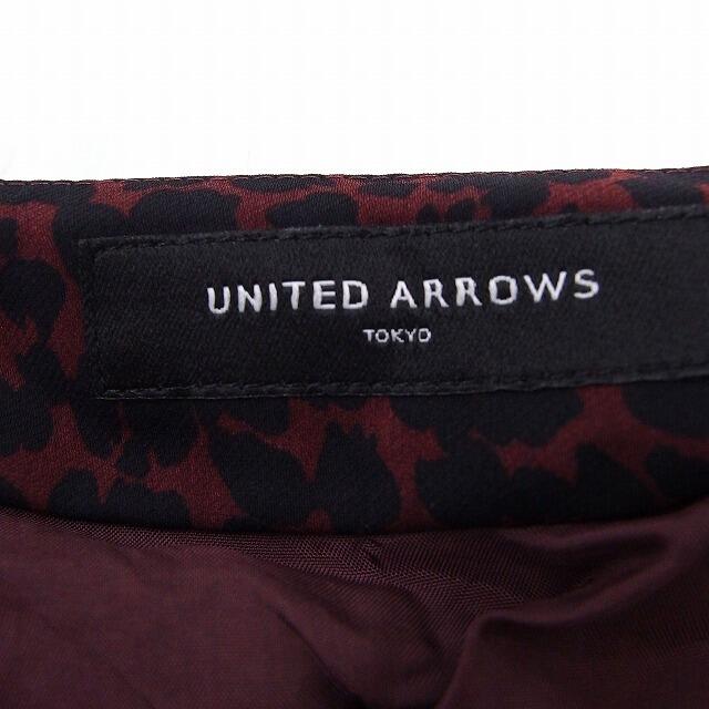 UNITED ARROWS(ユナイテッドアローズ)のユナイテッドアローズ UNITED ARROWS スカート 総柄 ギャザー ひざ レディースのスカート(ひざ丈スカート)の商品写真