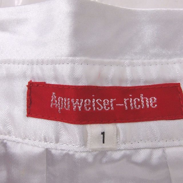 Apuweiser-riche(アプワイザーリッシェ)のアプワイザーリッシェ Apuweiser-riche スカート ストライプ リボ レディースのスカート(ミニスカート)の商品写真