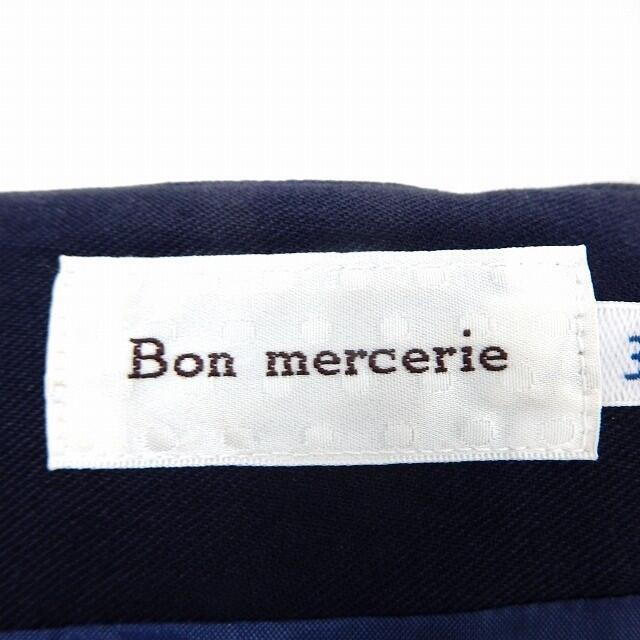 Bon mercerie(ボンメルスリー)のボンメルスリー BON MERCERIE スカート フレア 膝丈 チェック バッ レディースのスカート(ひざ丈スカート)の商品写真