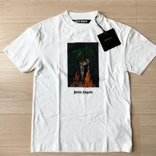 Palm Angels TシャツBurning Skeleton Pic Tee(Tシャツ/カットソー(半袖/袖なし))