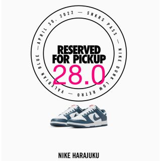 ナイキ(NIKE)のNike Dunk Low "Valerian Blue" 28.0cm(スニーカー)