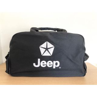 ジープ(Jeep)のJeep／ジープ『ボストンバッグ／ギアバッグ／メンテナンスバッグ』ブラック／希少(車内アクセサリ)