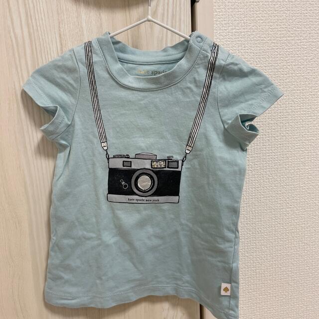 kate spade new york(ケイトスペードニューヨーク)のkate spade カメラTシャツ キッズ/ベビー/マタニティのキッズ服女の子用(90cm~)(Tシャツ/カットソー)の商品写真