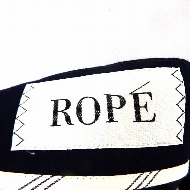 ROPE’(ロペ)のロペ ROPE スカート 台形 ダブルボタン 膝丈 シンプル サイドジップ 38 レディースのスカート(ひざ丈スカート)の商品写真