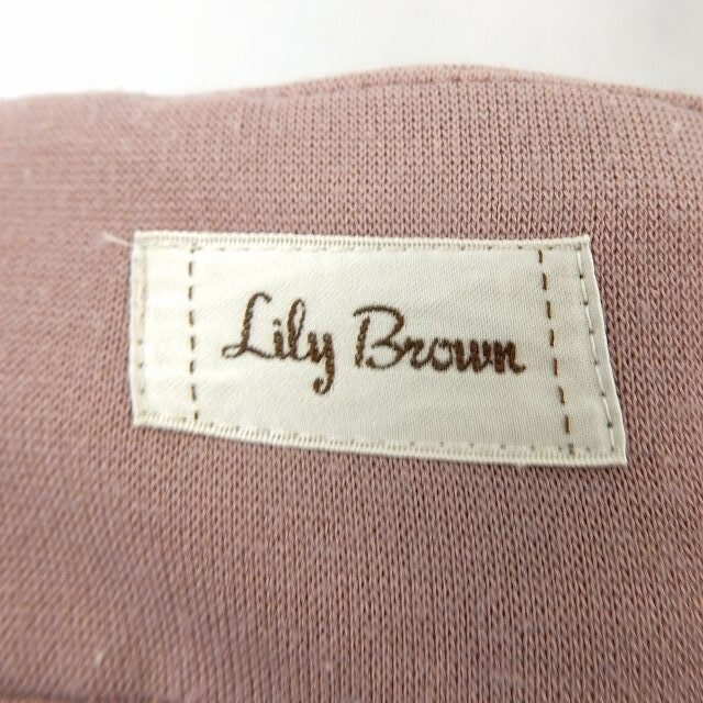 Lily Brown(リリーブラウン)のリリーブラウン Lily Brown スカート タイト 膝丈 バックジップ シン レディースのスカート(ひざ丈スカート)の商品写真