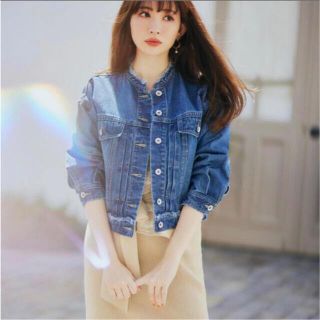 ハーリップトゥ(Her lip to)のherlipto everyday denim jacket S(Gジャン/デニムジャケット)