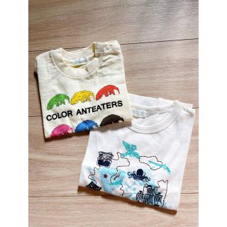 コンビミニ(Combi mini)の〔新品未使用〕コンビミニ Tシャツ2枚セット 90 100(Tシャツ/カットソー)