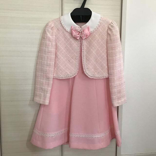 130 女の子 フォーマル キッズ/ベビー/マタニティのキッズ服女の子用(90cm~)(ドレス/フォーマル)の商品写真