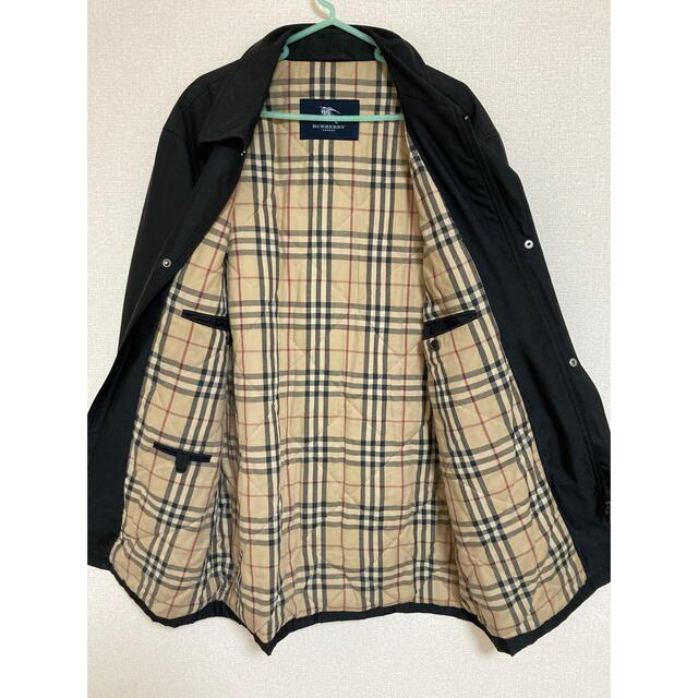 Burberry London コーチジャケット ブラック ノバチェック柄