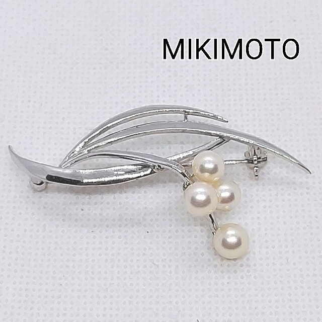 ミキモト MIKIMOTO ブローチ シルバー - hizamgroup.com