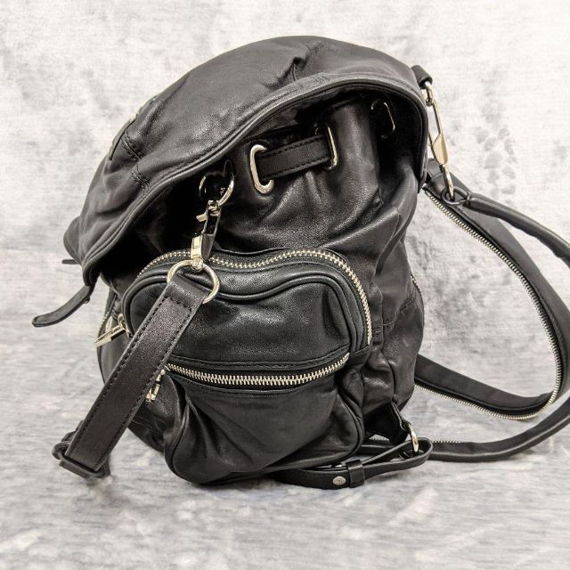 美品✨アレキサンダーワン マーティ 3way リュック 保存袋付 黒 美品✨アレキサンダーワン マーティ 3way リュック 保存袋付 黒