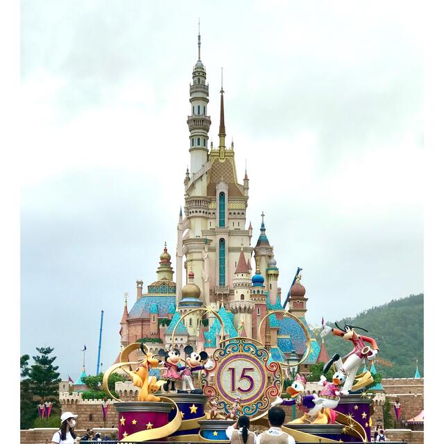 Disney(ディズニー)のドナルド 香港ディズニーランド15周年記念 スケルトン入りとマスコットぬいぐるみ エンタメ/ホビーのおもちゃ/ぬいぐるみ(キャラクターグッズ)の商品写真