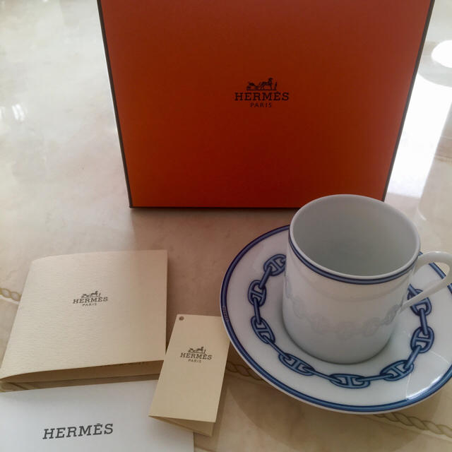 Hermes(エルメス)のエルメス☆カップ＆ソーサー インテリア/住まい/日用品のキッチン/食器(グラス/カップ)の商品写真