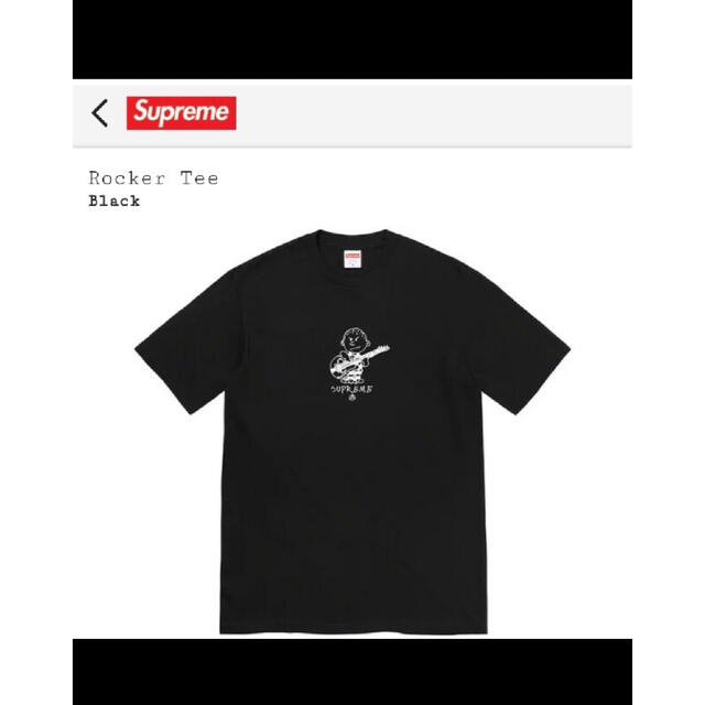 Supreme Rocker Tee Tシャツ XLCOLORSTYLEブラック