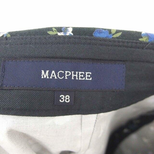 MACPHEE(マカフィー)のマカフィー MACPHEE トゥモローランド スカート タイト ひざ丈 花柄 綿 レディースのスカート(ひざ丈スカート)の商品写真