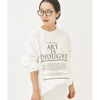 プラージュ(Plage)のJANE SMITH SP ART IS THOUGHT ロングスリーブTシャツ(カットソー(長袖/七分))