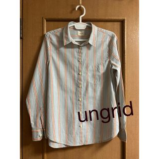 アングリッド(Ungrid)の【値下げ❗️】アングリッドungrid 長袖ストライプシャツ(シャツ/ブラウス(長袖/七分))