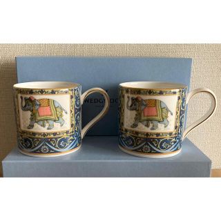 ウェッジウッド(WEDGWOOD)の新品　WEDGWOOD  ウエッジウッド　BLUE ELEPHANT ペアカップ(グラス/カップ)