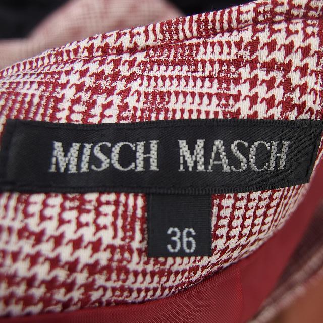 MISCH MASCH(ミッシュマッシュ)のミッシュマッシュ MISCH MASCH スカート タイト ミニ 千鳥柄 バック レディースのスカート(ミニスカート)の商品写真