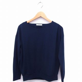 マウジー(moussy)のマウジー moussy Tシャツ カットソー 丸首 長袖 無地 シンプル F ネ(カットソー(長袖/七分))