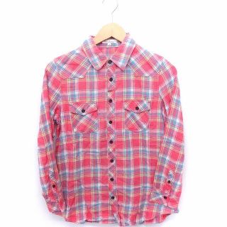 ロペピクニック(Rope' Picnic)のロペピクニック ROPE Picnic シャツ ブラウス チェック 長袖 コット(シャツ/ブラウス(長袖/七分))