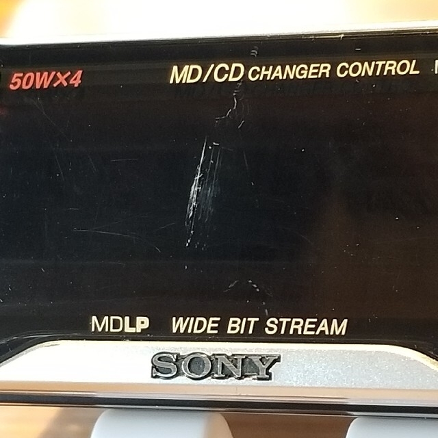 SONY(ソニー)のソニー　MDデッキ　MDX-C500X　スピーカー出力50W×4　ハーネス付属 自動車/バイクの自動車(カーオーディオ)の商品写真