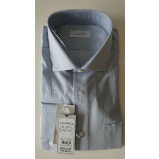 カルバンクライン(Calvin Klein)のぽー様【新品・未使用】Calvin Klein  ドレスシャツ  白・青(シャツ)