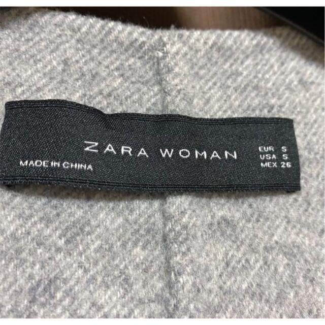 ZARA - ZARA ウール ロングベスト ジレ S グレーの通販 by shop TOTO