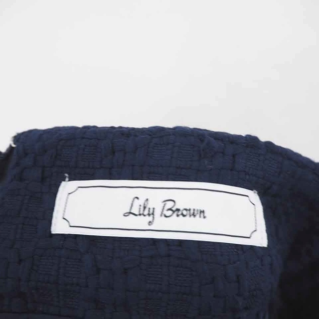 Lily Brown(リリーブラウン)のリリーブラウン Lily Brown スカート タイト ミニ 厚手 バックジップ エンタメ/ホビーのコスプレ(その他)の商品写真