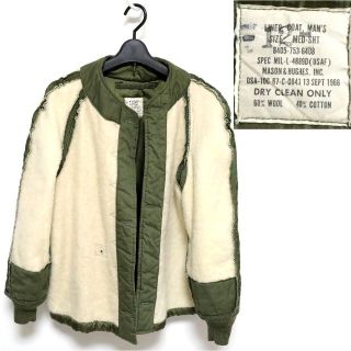 M 67年 米軍実物 キャトル ジャケット 用 ウール パイル ライナー 60s