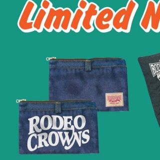 ロデオクラウンズワイドボウル(RODEO CROWNS WIDE BOWL)のカメイドクロック店オープン記念デニムポーチ１枚(その他)