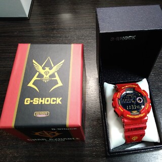 カシオ(CASIO)の機動戦士ガンダム35周年記念商品　シャア専用G-SHOCK(腕時計(デジタル))