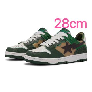 アベイシングエイプ(A BATHING APE)のBAPE SK8 STA #2 緑us10/28cm(スニーカー)