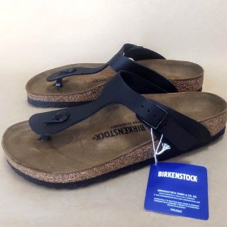 ビルケンシュトック(BIRKENSTOCK)のBirkenstock Gizeh ギゼ 黒 EU40≒26㎝ ドイツ製(サンダル)