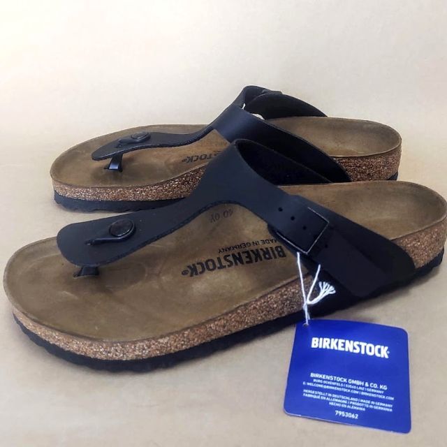 BIRKENSTOCK(ビルケンシュトック)のBirkenstock Gizeh ギゼ 黒 EU41≒26.5cmドイツ製 メンズの靴/シューズ(サンダル)の商品写真