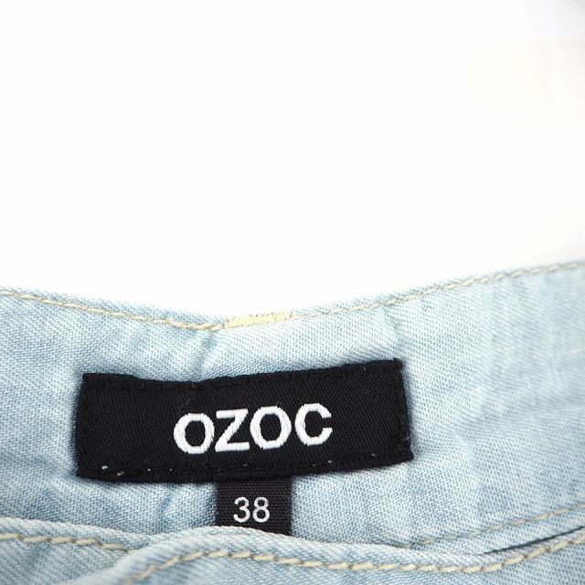 OZOC(オゾック)のオゾック OZOC キュロット パンツ ボトムス デニム ミニ ショート 38 エンタメ/ホビーのコスプレ(その他)の商品写真