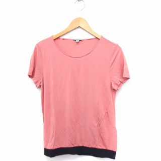 コス(COS)のコス COS カットソー Tシャツ 丸首 半袖 裾ゴム S ピンク /FT22(その他)