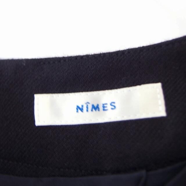 NIMES(ニーム)のニーム NIMES スカート 台形 タック ひざ丈 無地 ウール 0 ブラック エンタメ/ホビーのコスプレ(その他)の商品写真