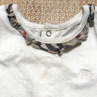 バーバリー(BURBERRY)の【美品】バーバリー ノースリーブ　トップス　70 〜80 ㎝(シャツ/カットソー)