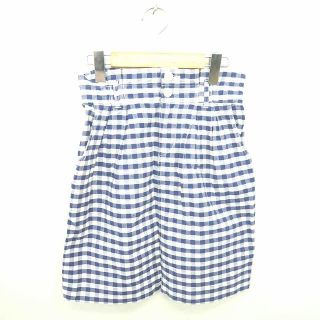 ダブルクローゼット(w closet)のダブルクローゼット w closet スカート タイト ひざ丈 チェック 薄手(その他)