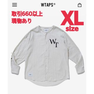 W)taps - WTAPS 2022SS LEAGUE LS SHIRT WHITE XLサイズの通販 by でぶ