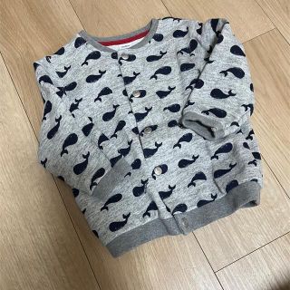 プチバトー(PETIT BATEAU)の美品　プチバトー　くじら柄　(ジャケット/コート)