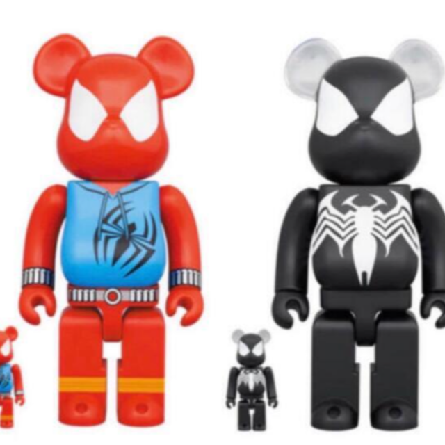 BE@RBRICK IRON SPIDER 100％ & 400％