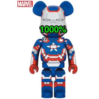 メディコムトイ(MEDICOM TOY)の新品未開封 BE@RBRICK IRON PATRIOT 1000％(その他)