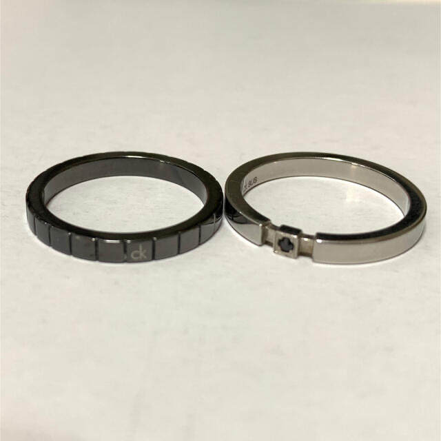 ck Calvin Klein(シーケーカルバンクライン)の【めぐみ様専用】カルバンクライン　指輪 レディースのアクセサリー(リング(指輪))の商品写真