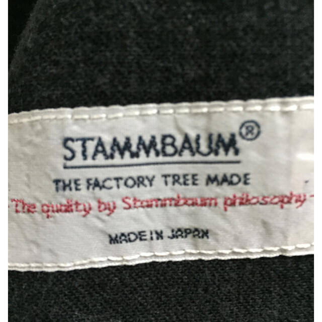 STAMMBAUM/シュタンバウム　デニムジャケット タグ　ご確認用