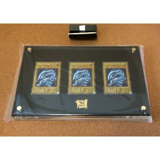 ユウギオウ(遊戯王)の【コンビニ払い不可】遊戯王 海馬セット 青眼の白龍3枚 ディスプレイケース(シングルカード)
