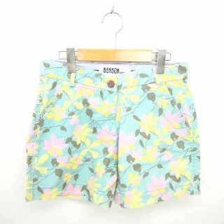 アザー(other)のBENSON NYC パンツ ショート 花柄 ジップフライ 綿 コットン 26(その他)